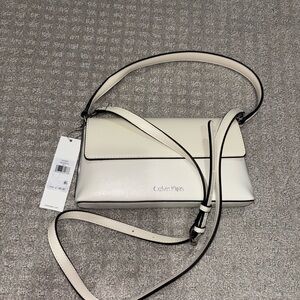 Calvin Klein White Crossbody Bag